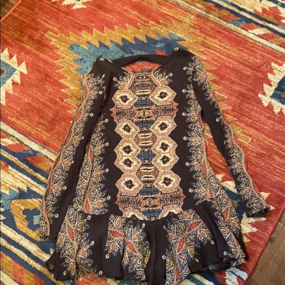 Free People Dresses & Skirts - Free People Smooth Talker Drop Waist Mini Dress